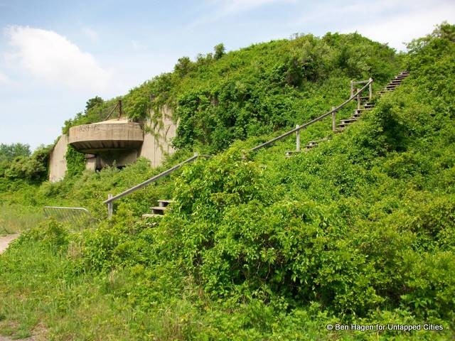 The coastal batteries at Fort Tilden