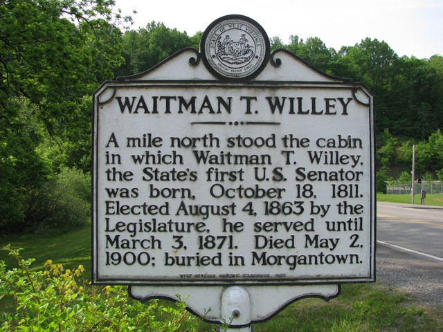 This historical marker is just past the Main Street welcome sign on the left when entering Farmington. 