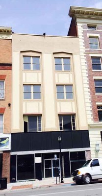 The M.D. Angel Company building as it appeared prior to the 2015 renovations. Photo courtesy of James E. Casto.