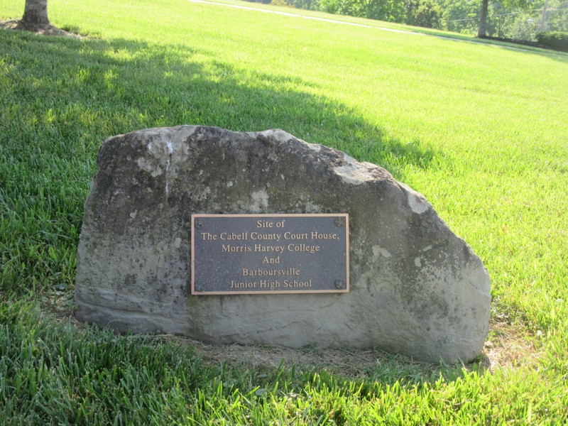 Site of the old Cabell County Courthouse