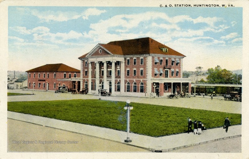 Postcard of the second depot