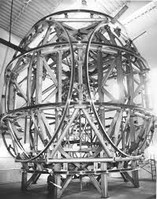 The coil system prior to being installed within the facility.