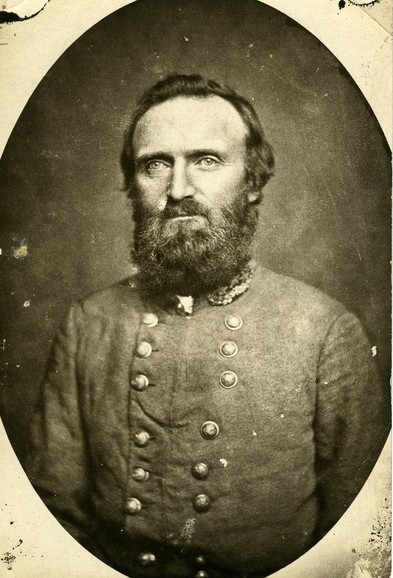 Stonewall Jackson in his Confederate Army uniform.