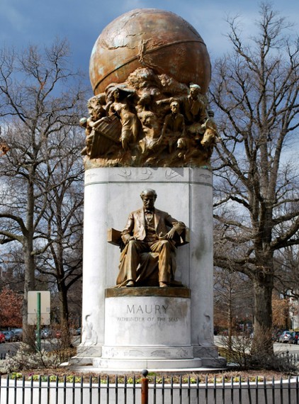 Maury Monument (source: Phil Riggan, Richmond on the James)