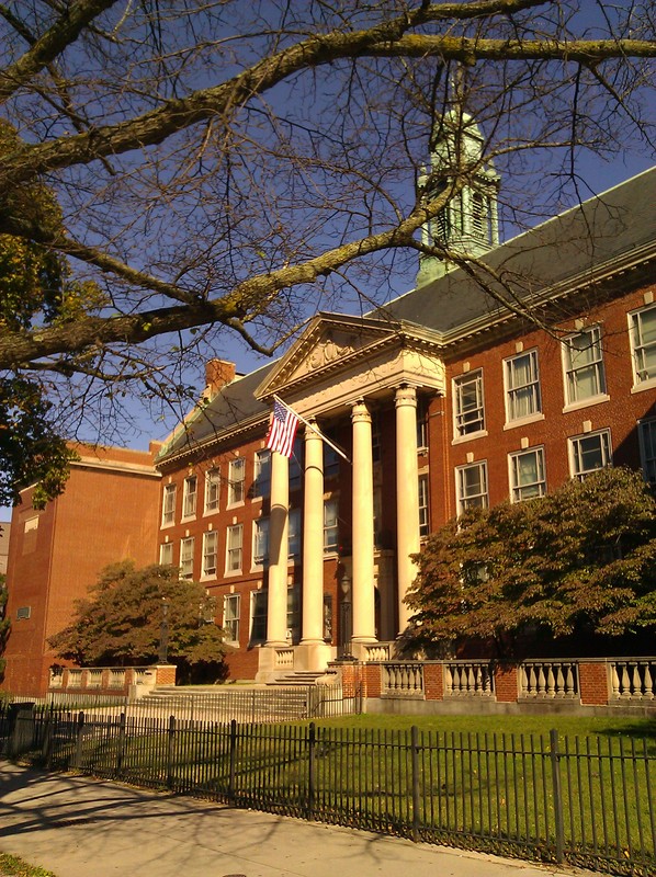 The modern location of the Boston Latin School.