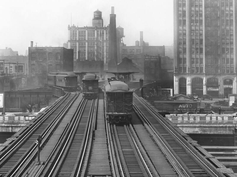 1924 view looking west at the Canal station