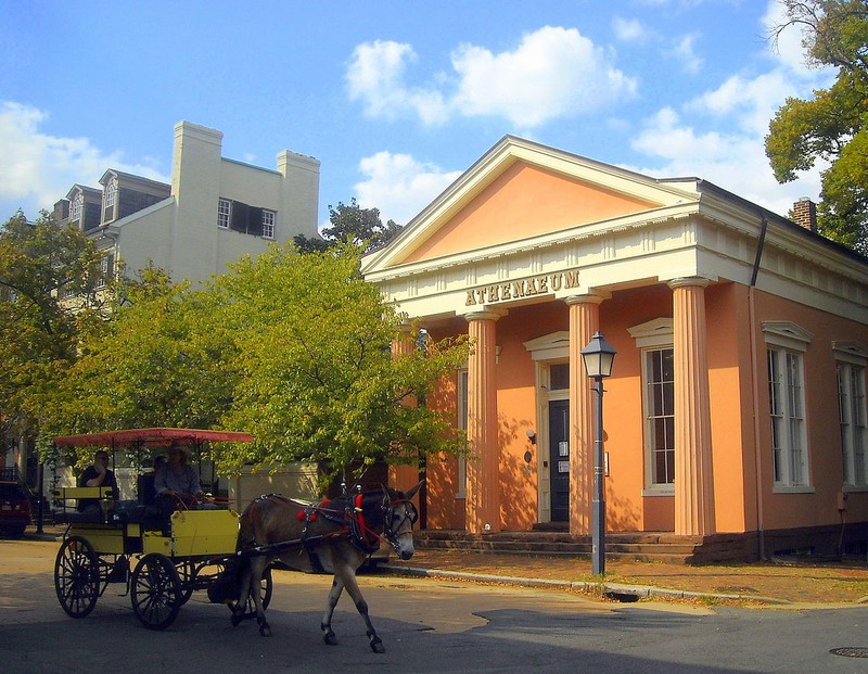 A view of the Athenaeum.