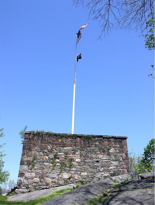 Military Blockhouse, part of New York City fortifications system during the British-American War of 1812.