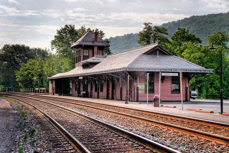 The restored train station today. Courtesy of the Harpers Ferry-Bolivar Historic Town Foundation.