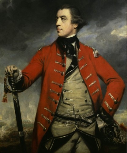 General John "Gentleman Johnny" Burgoyne, commander of the British Forces