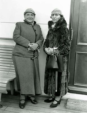 Gertrude Stein and Alice B. Toklas in 1934