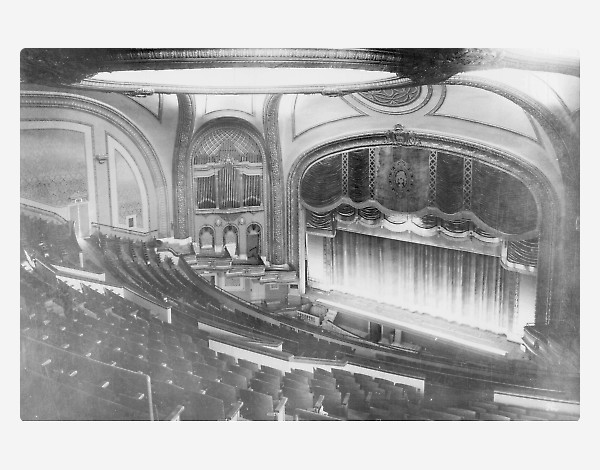 An early photo of the theatre's auditorium