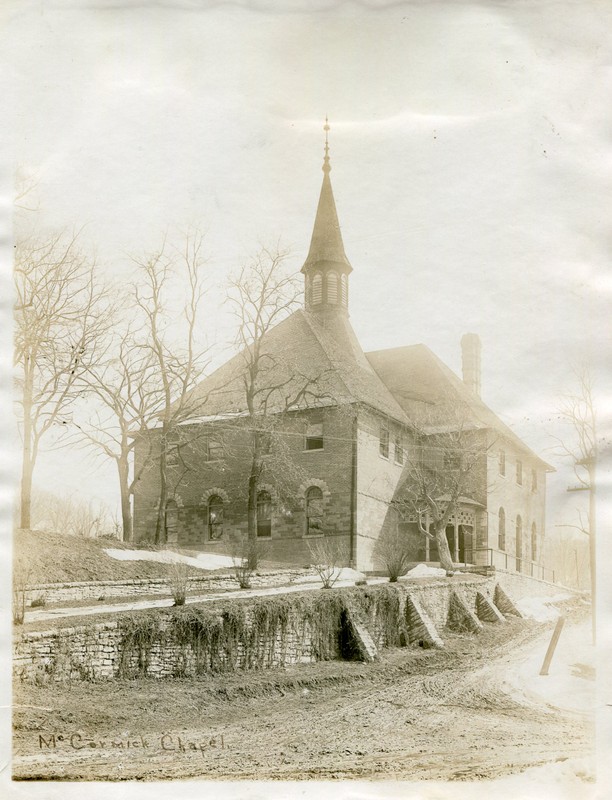 The old McCormick Chapel, side view