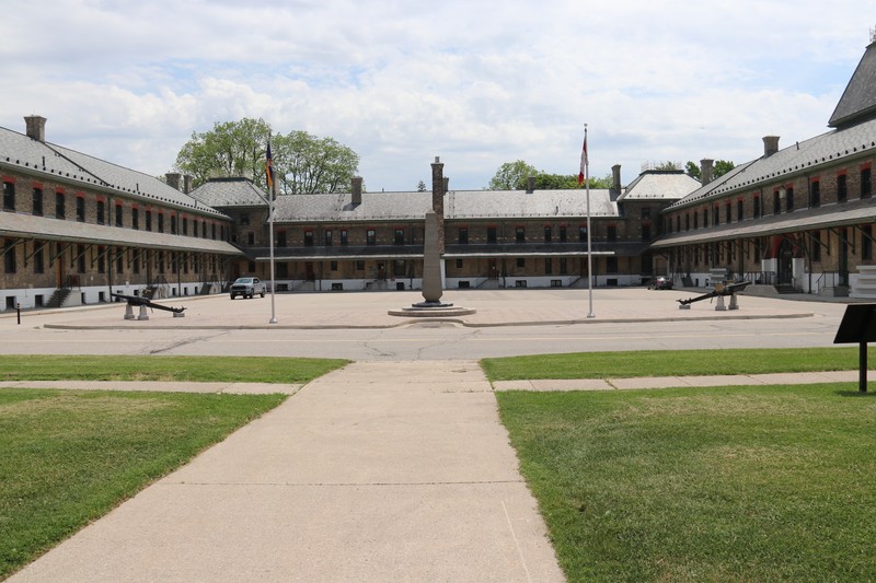 Regimental Memorial and Parade Square at Wolseley Barracks