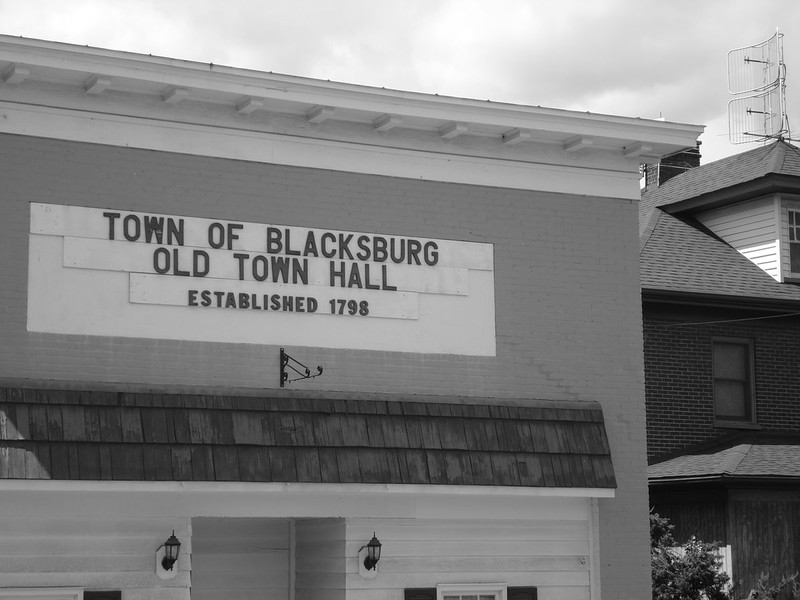 Blacksburg's Old Town Hall