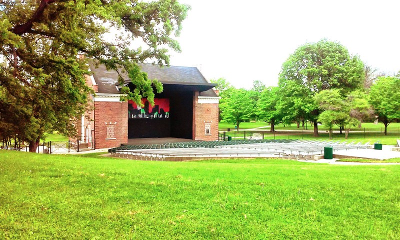 The park's amphitheater was built in the mid-1920s and hosts numerous performances by the Indianapolis Symphony Orchestra and local Shakespeare groups, among others.  