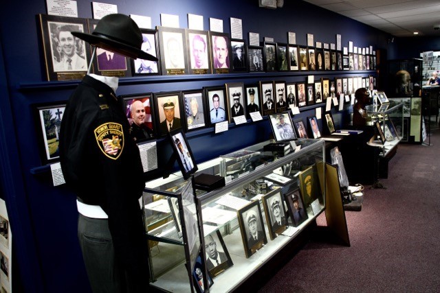 View inside the museum of law enforcement officers who served in the greater Cincinnati region. 