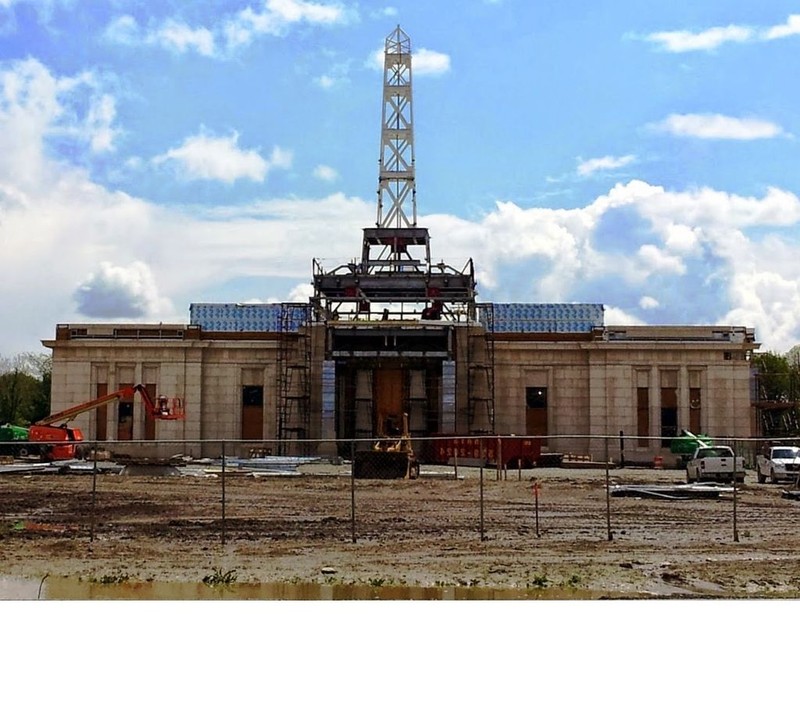 Temple under construction in 2014