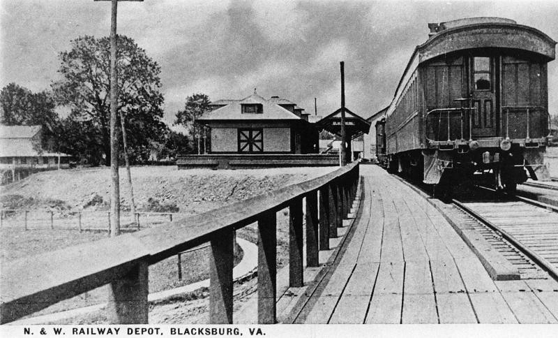 Huckleberry Station, Virginia Tech Special Collections (image reproduced under Fair Use).