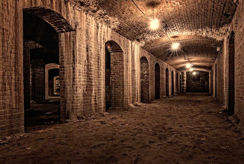 Indiana Landmarks hosts tours of the catacombs that still exist below what was once Tomlinson Hall.  