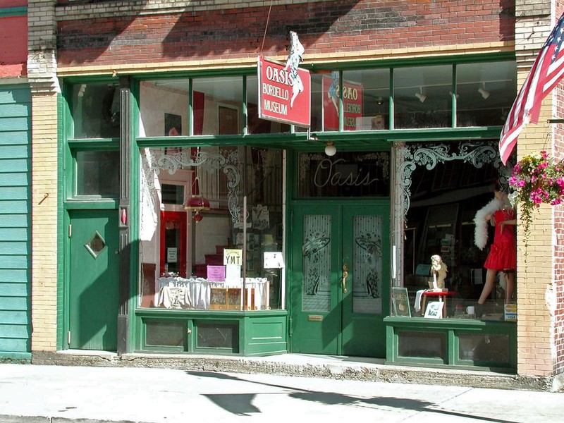 Front of the Oasis Bordello