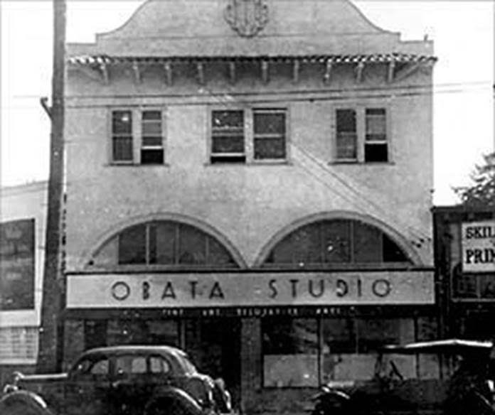 Obata Studio, c. 1930, part of a commercial building complex then called The Arcade