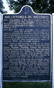 "Milestones in Nursing" Historical Marker