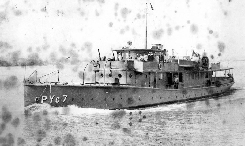 Vessel as the USS Aquamarine PYc 7, courtesy of Jim Swank