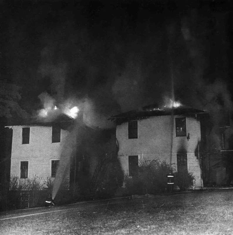 Treat Dormitory on Fire; March 2, 1977.