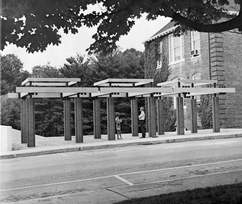 Entrance to the Anderson Amphitheater, 1975.