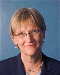 Photograph of Drew Gilpin Faust, courtesy of Harvard University.