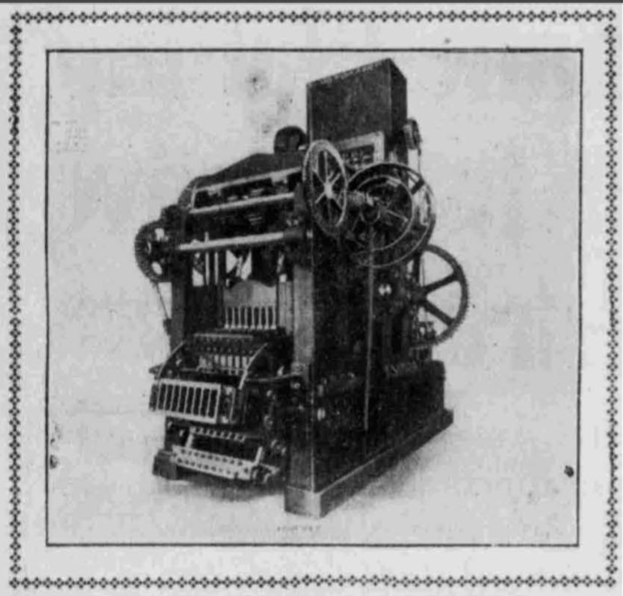 Brick making machine to be used by new brick plant opening in Salt Lake County in 1910