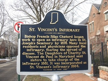 Front side of marker