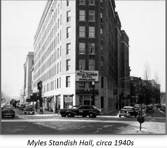 View down Beacon Street (1940s)