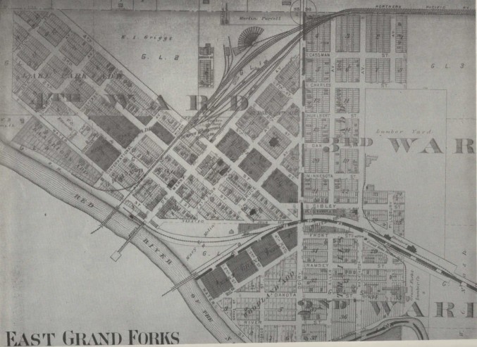 1902 Map of East Grand Forks