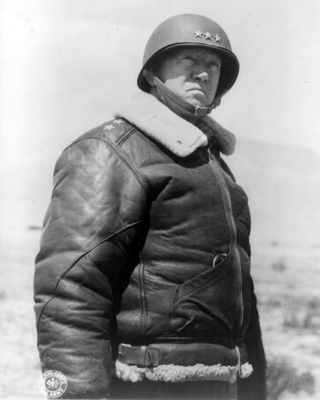 A photography George S. Patton