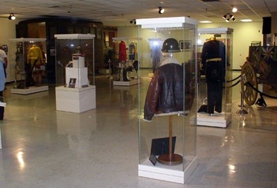 View of the inside of the Patton museum 