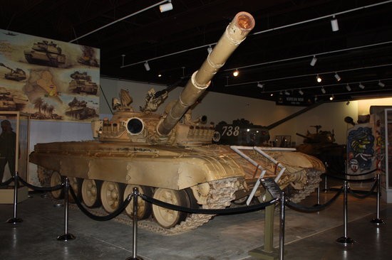 Tank on display in the Patton museum