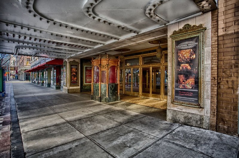 Entryway to the theater.