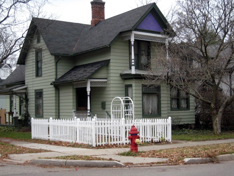 House, Home, Property, Picket fence