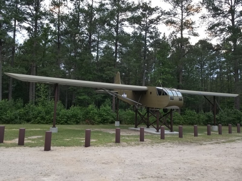 CG-4A Glider on Static Display at Camp Mackall