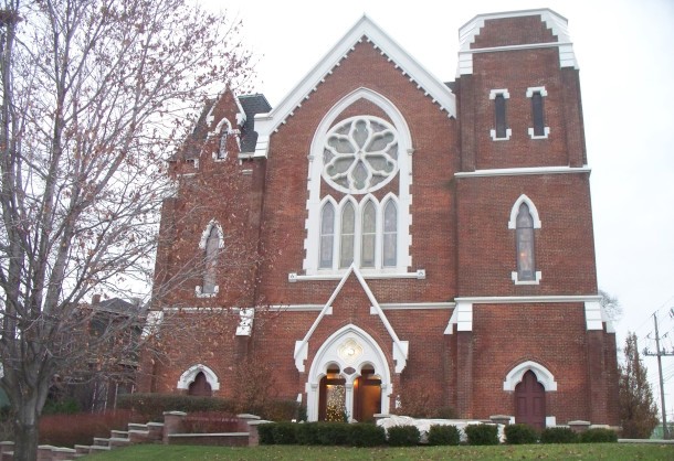 The former Fletcher Place United Methodist Church 