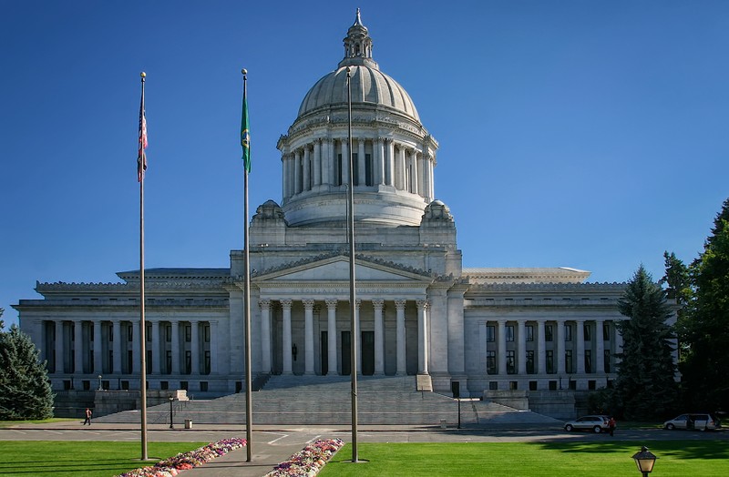 The Washington State Capitol in Olympia 