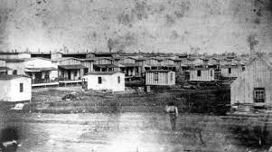 Historic photo of Camp Chase during the war