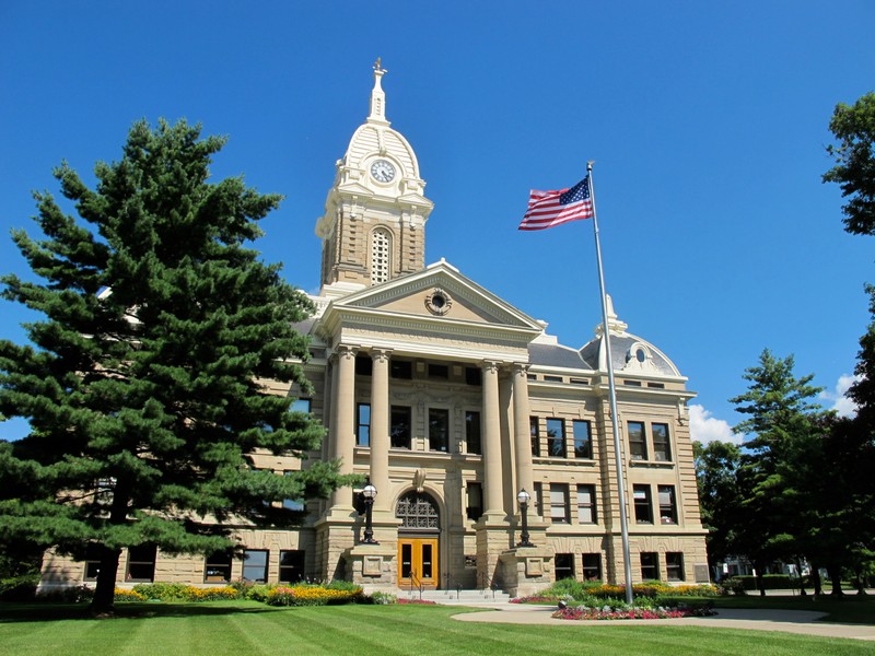 The Ingham County Courthouse in Mason, Michigan, was added to the National Register of Historic Places in 1971.