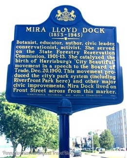 Historical Marker for Mira Lloyd Dock