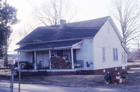 An original house located in the mill village. 
