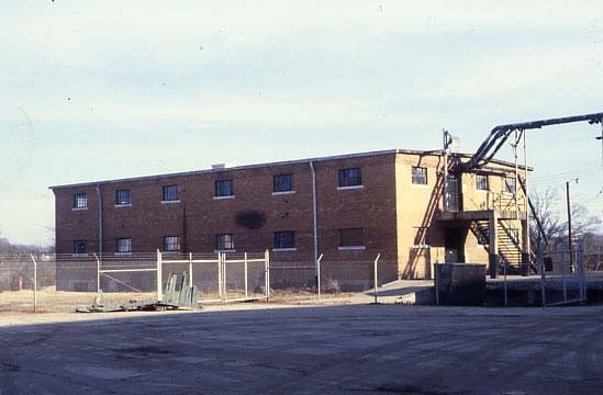 The mill's wastehouse.