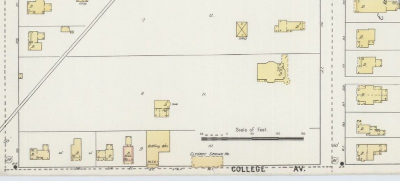 1895 Map showing location