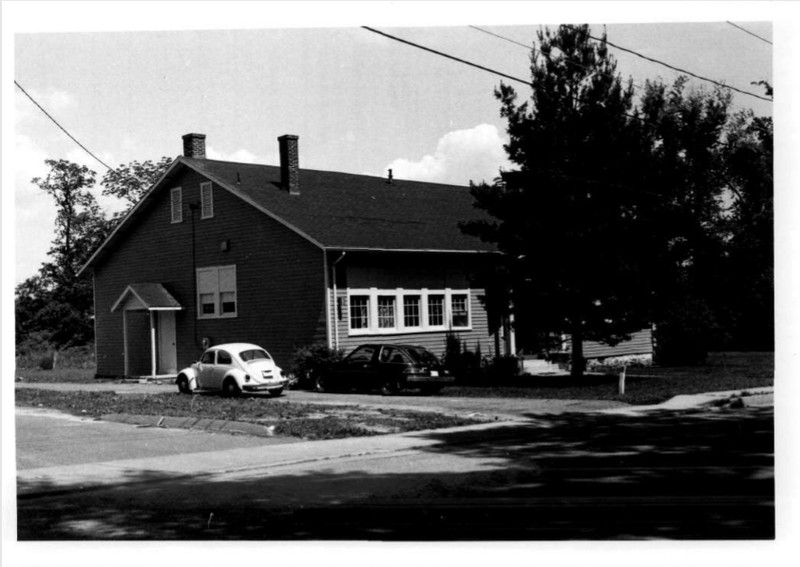 The school from the left circa 1979